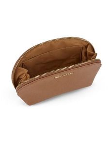 Hey Marly Skórzana kopertówka "Little Companion" w kolorze jasnobrązowym - 20 x 15 x 7 cm rozmiar: onesize. Brązowe torebki wieczorowe Hey Marly, bez wzorów, z materiału, bez dodatków. Za 139,87 zł.