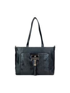 Monnari Torebka BAG4120-020 Czarny. Czarne torebki klasyczne Monnari, bez wzorów, ze skóry, bez dodatków. Za 119,99 zł.