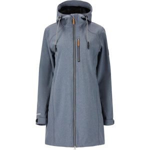 Damska wodoodporna kurtka softshell Whistler Thora. Niebieskie kurtki WHISTLER, bez wzorów, z softshellu, bez kaptura. Za 384,00 zł.
