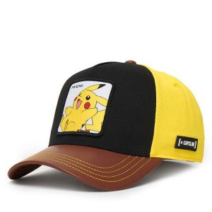 Czapka z daszkiem Capslab. Żółte czapki CapsLab, bez wzorów. Za 134,99 zł.