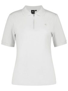 LUHTA Koszulka "Aerola" w kolorze białym rozmiar: XL. Białe bluzki Luhta, xl, bez wzorów, bez kołnierzyka, bez ramiączek. Za 79,03 zł.