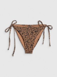 4F Dół od bikini damski - brązowy XL. Brązowe bikini 4f, bez wzorów, z materiału. Za 49,99 zł.