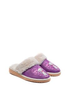 Goby Kapcie w kolorze fioletowym ze wzorem rozmiar: 39. Różowe kapcie Goby, bez wzorów, z materiału. Za 130,99 zł.