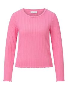 Rich & Royal Koszulka w kolorze jasnoróżowym rozmiar: S. Różowe bluzki Rich & Royal, s, bez wzorów, bez kołnierzyka, bez ramiączek. Za 108,99 zł.