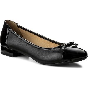 Baleriny GEOX - D Wistrey F D724GF 08502 C9999 Black. Balerinki marki Geox. W wyprzedaży za 279,00 zł.