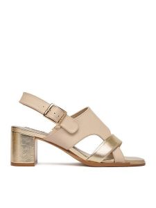 MEXX Sandały EO-WS1161-03 Beżowy. Brązowe sandały Mexx, bez wzorów, ze skóry, bez obcasa, na słupku, bez zapięcia. Za 329,99 zł.