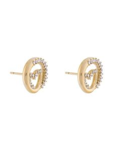 Guess Kolczyki JUBE05 528JW Złoty. Żółte kolczyki Guess, metalowe. Za 209,99 zł.