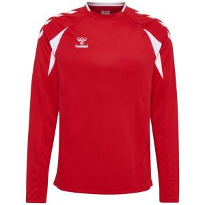 Koszulka z długim rękawem i okrągłym dekoltem Hummel Core 2.0. Białe swetry klasyczne Hummel, na zimę, bez kołnierzyka. Za 213,50 zł.