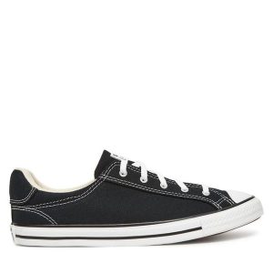 Trampki Converse. Czarne trampki Converse, bez wzorów, bez zapięcia. Za 209,99 zł.