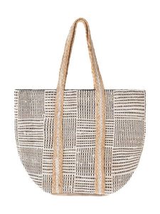 BLE Shopper bag w kolorze kremowym - 40 x 31 cm rozmiar: onesize. Brązowe shopper bag BLE, bez wzorów, z materiału, na ramię, bez dodatków. Za 79,45 zł.