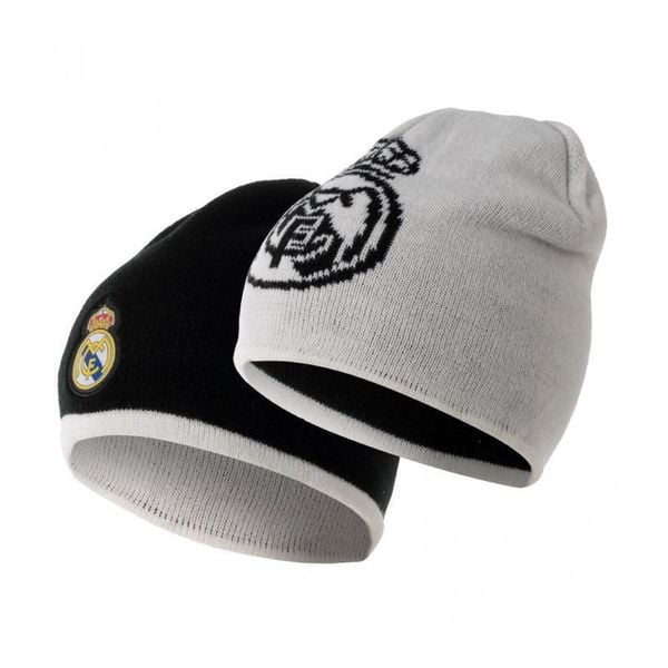 Czapka Real Madryt dwustronna. Białe czapki REAL MADRID, bez wzorów, sportowe. Za 98,98 zł.