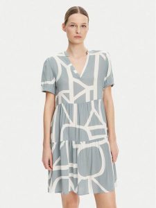 ONLY Sukienka letnia Nova 15222215 Zielony Regular Fit. Zielone kombinezony ONLY, na lato, m, bez wzorów, z wiskozy, bez kołnierzyka, bez ramiączek. Za 99,99 zł.