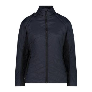 Kurtka puchowa damska z odpinanymi rękawami CMP. Brązowe kurtki CMP, na zimę, l, bez wzorów, z puchu, bez kaptura, narciarskie. Za 425,00 zł.