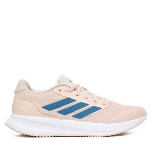 Buty do biegania adidas. Czerwone buty sportowe ADIDAS, bez wzorów, bez zapięcia, do biegania. Za 259,99 zł.