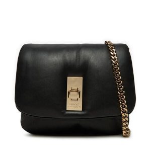 Torebka Tommy Hilfiger. Czarne torebki klasyczne TOMMY HILFIGER, bez wzorów, bez dodatków. Za 479,99 zł.