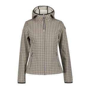 Damska kurtka wodoodporna Luhta Annikkala. Szare kurtki Luhta, bez wzorów, z softshellu, bez kaptura. Za 478,65 zł.