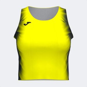 Damski tank top Joma Top Elite Xi. Czarne topy JOMA, l, bez wzorów, sportowe, bez kołnierzyka, bez ramiączek. W wyprzedaży za 142,45 zł.