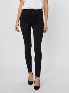 Vero Moda Jeansy Sophia 10209215 Czarny Skinny Fit. Czarne jeansy Vero Moda, bez wzorów, z jeansu. Za 179,99 zł.