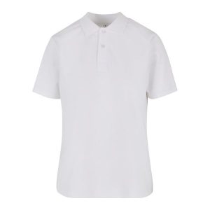 Damska koszulka polo Urban Classics Sorona. Białe bluzki Urban Classics, bez wzorów, z materiału, bez kołnierzyka, bez ramiączek. Za 157,50 zł.