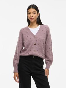 Vila Kardigan "Vituli" w kolorze jasnoróżowym rozmiar: L. Różowe kardigany Vila. Za 108,74 zł.