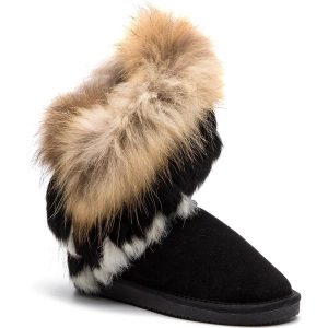 Buty KAZAR - Malla 34888-FZ-34 Black. Czarne buty zimowe marki Kazar, na zimę, z aplikacjami, ze skóry. Za 699,00 zł.