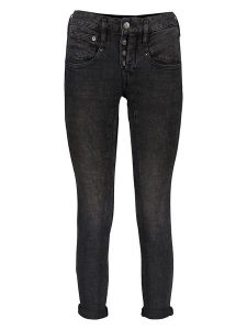 Herrlicher Dżinsy - Skinny fit - w kolorze czarnym rozmiar: W29. Czarne jeansy Herrlicher, z aplikacjami, ze skóry. Za 149,31 zł.