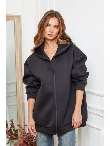 Joséfine Bluza "Patou" w kolorze czarnym rozmiar: XL. Czarne bluzy Joséfine, xl, bez wzorów, bez kaptura. Za 187,07 zł.