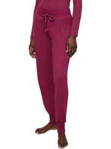 Triumph Spodnie w kolorze jagodowym rozmiar: 36. Czerwone spodnie z wysokim stanem Triumph, bez wzorów, z bawełny, z podwyższonym stanem. Za 69,58 zł.