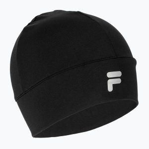 Czapka zimowa FILA Riverton Fleece Beanie. Czarne czapki Fila, bez wzorów, sportowe. Za 62,99 zł.