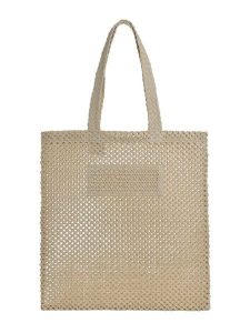 BLE Shopper bag w kolorze beżowym - 45 x 50 cm rozmiar: onesize. Brązowe shopper bag BLE, bez wzorów, z materiału, na ramię, bez dodatków. Za 53,79 zł.