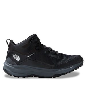 Trekkingi The North Face. Czarne buty sportowe The North Face, bez wzorów, bez zapięcia, trekkingowe. Za 489,99 zł.