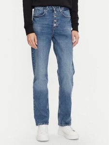 Karl Lagerfeld Jeans Jeansy 246J1111 Niebieski Straight Fit. Niebieskie jeansy Karl Lagerfeld Jeans, bez wzorów, z bawełny. Za 389,99 zł.