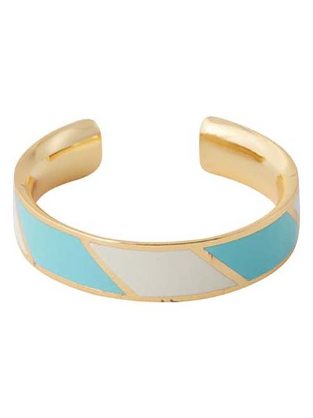 Design Letters Pozłacany pierścionek rozmiar: onesize. Brązowe pierścionki Design Letters, pozłacane. Za 122,09 zł.