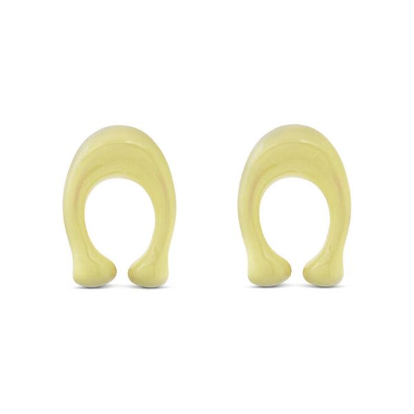 Kolczyki Coach. Żółte kolczyki Coach, złote. Za 119,99 zł.