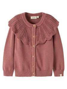 Lil Atelier Kardigan "Noda" w kolorze szaroróżowym rozmiar: 98. Różowe kardigany Lil' Atelier, z bawełny. Za 109,95 zł.