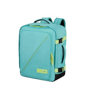 Plecak kabinowy American Tourister Take2cabin S/M - dusty turquoise/lime. Zielone plecaki AMERICAN TOURISTER. Za 209,99 zł.