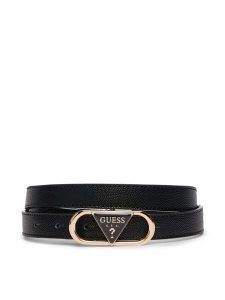 Guess Pasek Damski BW9361 P6220 Czarny. Czarne paski Guess, z aplikacjami, ze skóry. Za 249,99 zł.