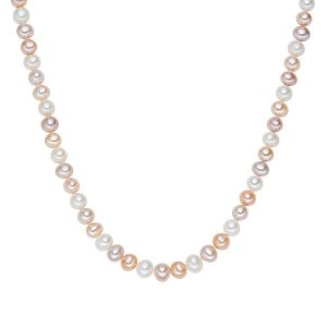 Valero Pearls Naszyjnik z pereł srebro wysokiej próby Perła hodowlana słodkowodna srebrny Naszyjniki 1 ct Damski. Szare naszyjniki Valero Pearls, z perłą, srebrne. Za 378,99 zł.