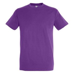 Koszulka Regent Dla Dorosłych Unisex. Fioletowe bluzki SOL'S, s, bez wzorów, sportowe, bez kołnierzyka, bez ramiączek. Za 33,99 zł.