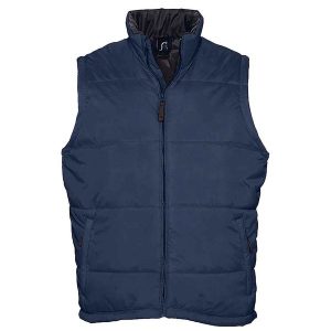 Ciepła Kamizelka Dla Dorosłych Unisex. Niebieskie kamizelki SOL'S, s, bez wzorów, bez kołnierzyka, bez ramiączek, bez kaptura. Za 162,99 zł.
