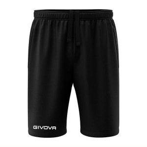 Givova Bermuda One Polarfleece M. Czarne spodenki sportowe Givova, bez wzorów. Za 58,28 zł.