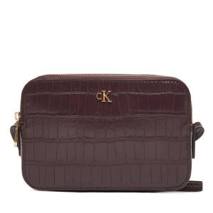 Torebka Calvin Klein. Czerwone torebki klasyczne Calvin Klein, bez wzorów, bez dodatków. Za 379,99 zł.