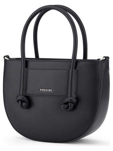 Puccini Torebka w kolorze czarnym - 27 x 20 x 9 cm rozmiar: onesize. Czarne torebki klasyczne Puccini, bez wzorów, z materiału, przez ramię, bez dodatków. Za 104,99 zł.