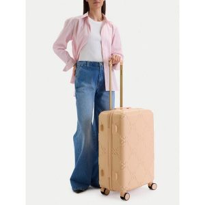 Walizka średnia Nine West. Brązowe walizki Nine West, bez wzorów, średnie. Za 359,99 zł.