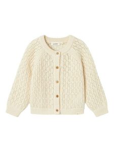 Lil Atelier Kardigan "Renessa" w kolorze kremowym rozmiar: 122/128. Brązowe kardigany Lil' Atelier, z kaszmiru. Za 166,88 zł.