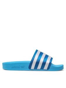 Adidas Klapki adilette W GX8639 Niebieski. Niebieskie kalosze ADIDAS, bez wzorów, z materiału. Za 229,99 zł.