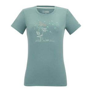 T-shirt Damski Rośliny Fingal Slogan. Zielone t-shirty Regatta, bez wzorów, bez kołnierzyka, bez ramiączek. Za 76,99 zł.