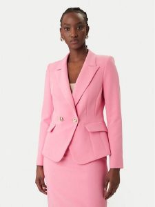 Rinascimento Marynarka CFC0128643003 Różowy Regular Fit. Czerwone marynarki i żakiety Rinascimento, m, bez wzorów, z syntetyku. Za 543,99 zł.