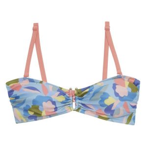 Top Bikini W Abstrakcyjne Kwiaty Dla Kobiet Aceana III. Czerwone bikini Regatta, bez wzorów. Za 39,99 zł.