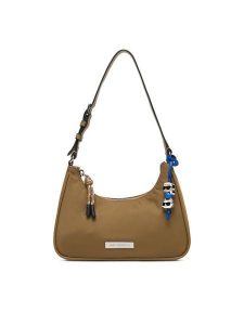 KARL LAGERFELD Torebka B1W32068 Brązowy. Brązowe torebki klasyczne KARL LAGERFELD, bez wzorów, z materiału, bez dodatków. Za 649,99 zł.